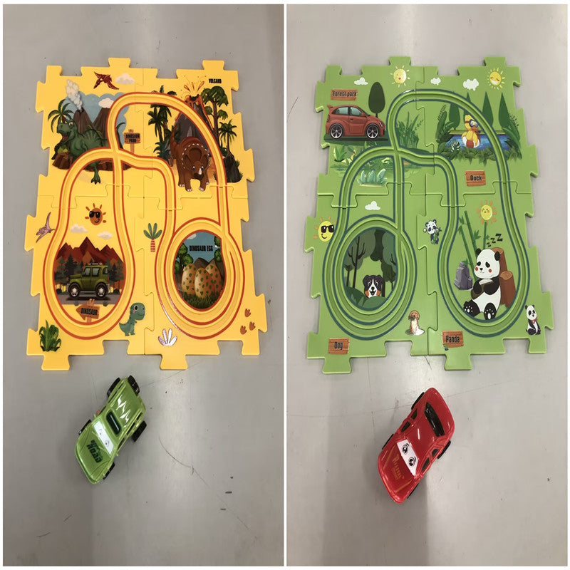 Electric Railroad Puzzle - DIY Construction Toy