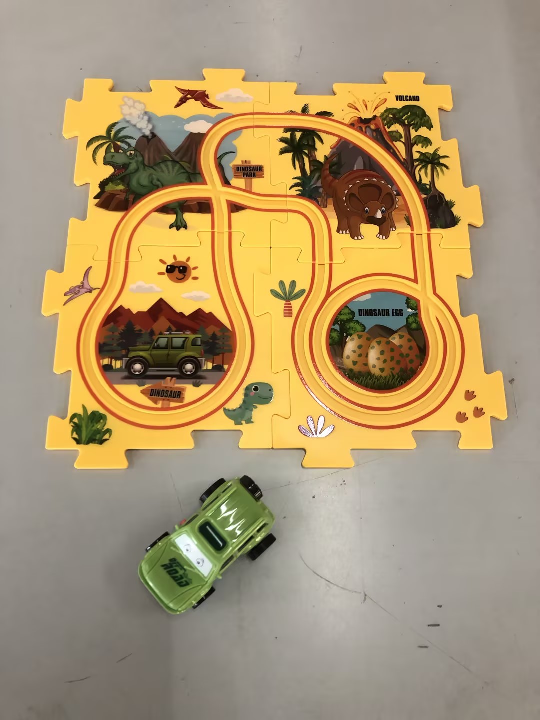 Electric Railroad Puzzle - DIY Construction Toy