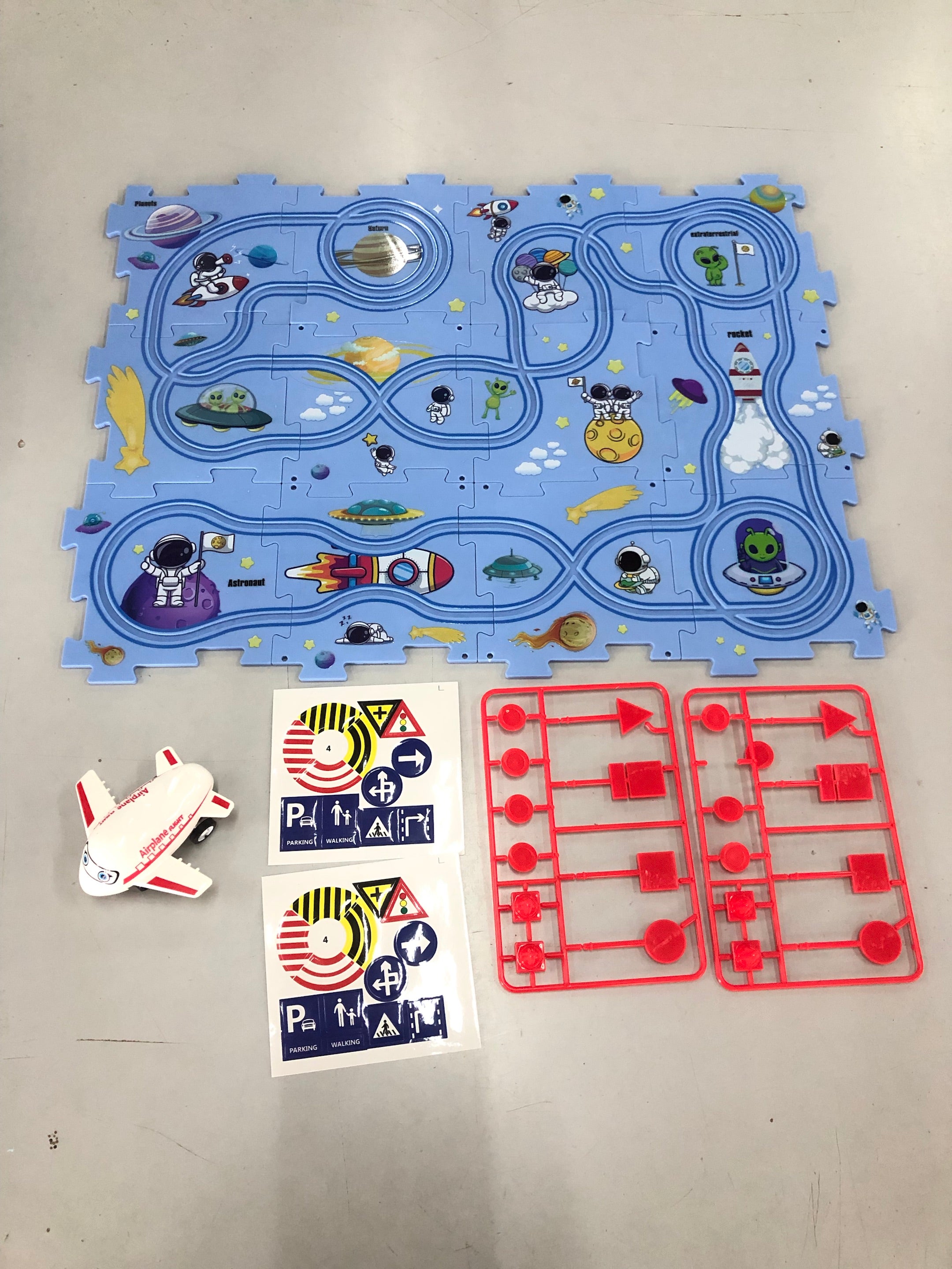 Electric Railroad Puzzle - DIY Construction Toy