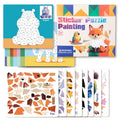 3D Geometric Stickers - Educational Craft Toy for Kids