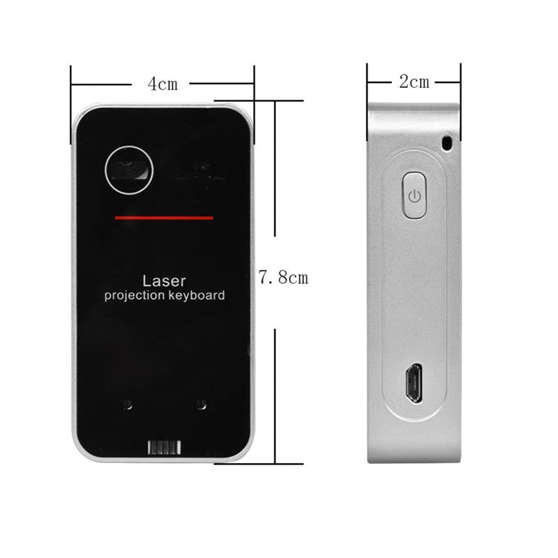 Virtual Laser Keyboard - Bluetooth Wireless Projector