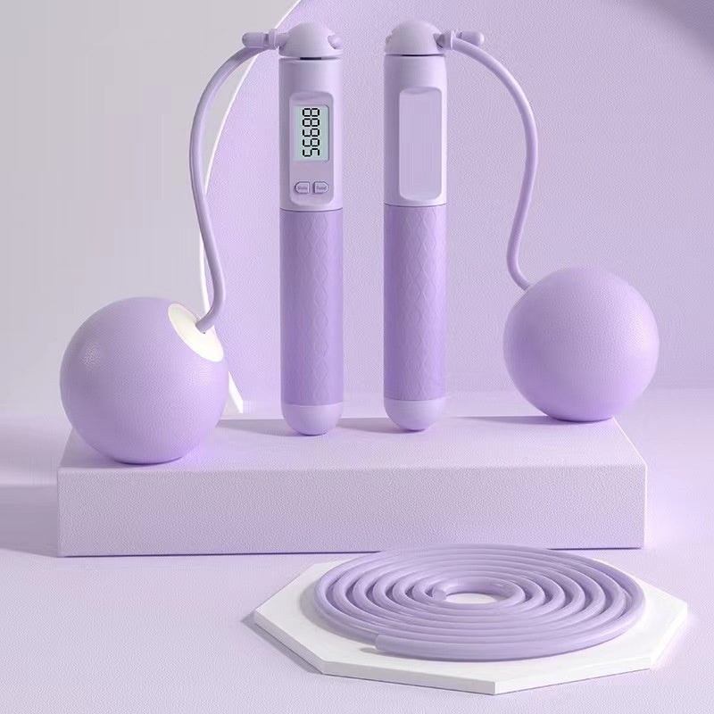 Fitness Jump Rope with Counter & Bearings