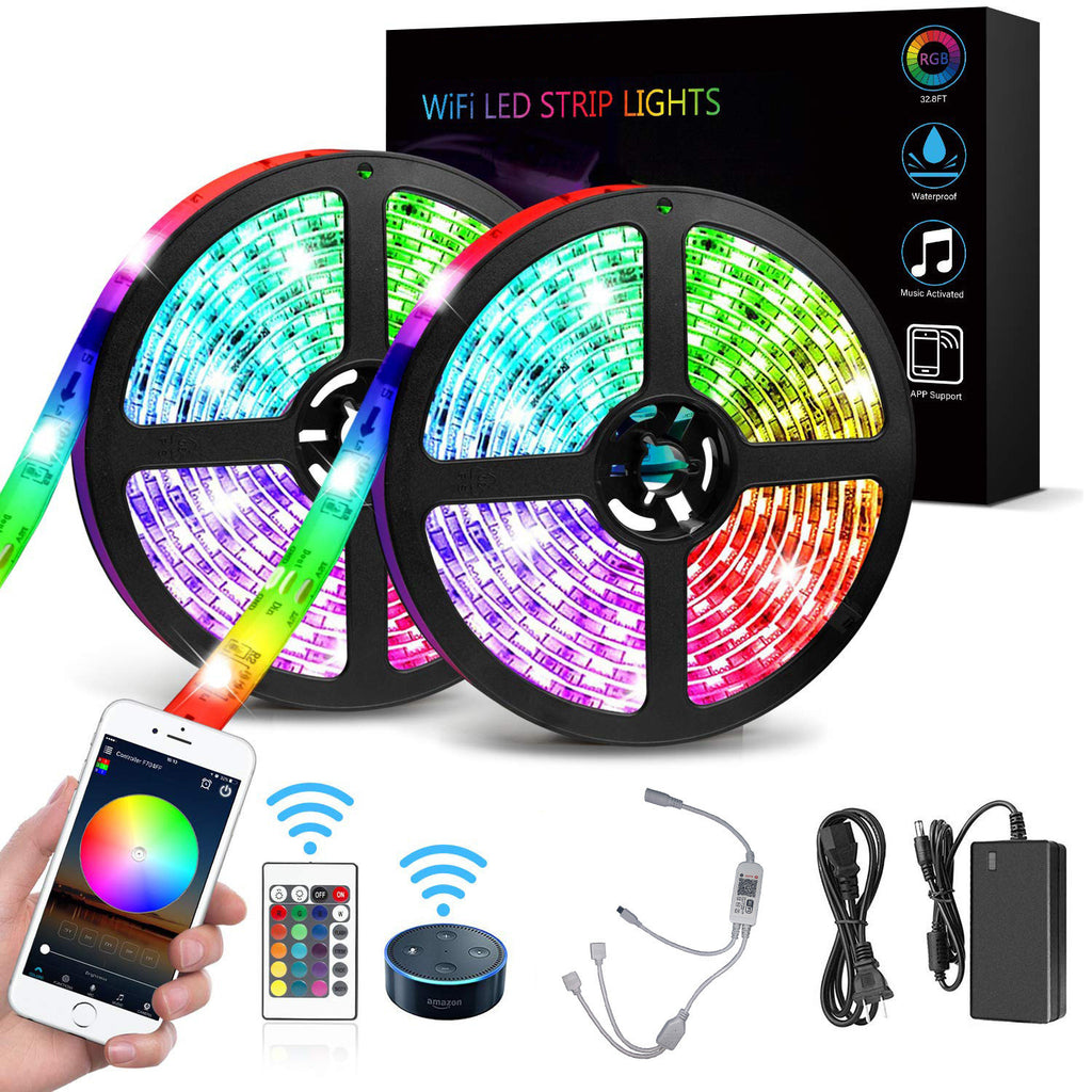 Smart RGB LED Light Strip - Waterproof Voice Control