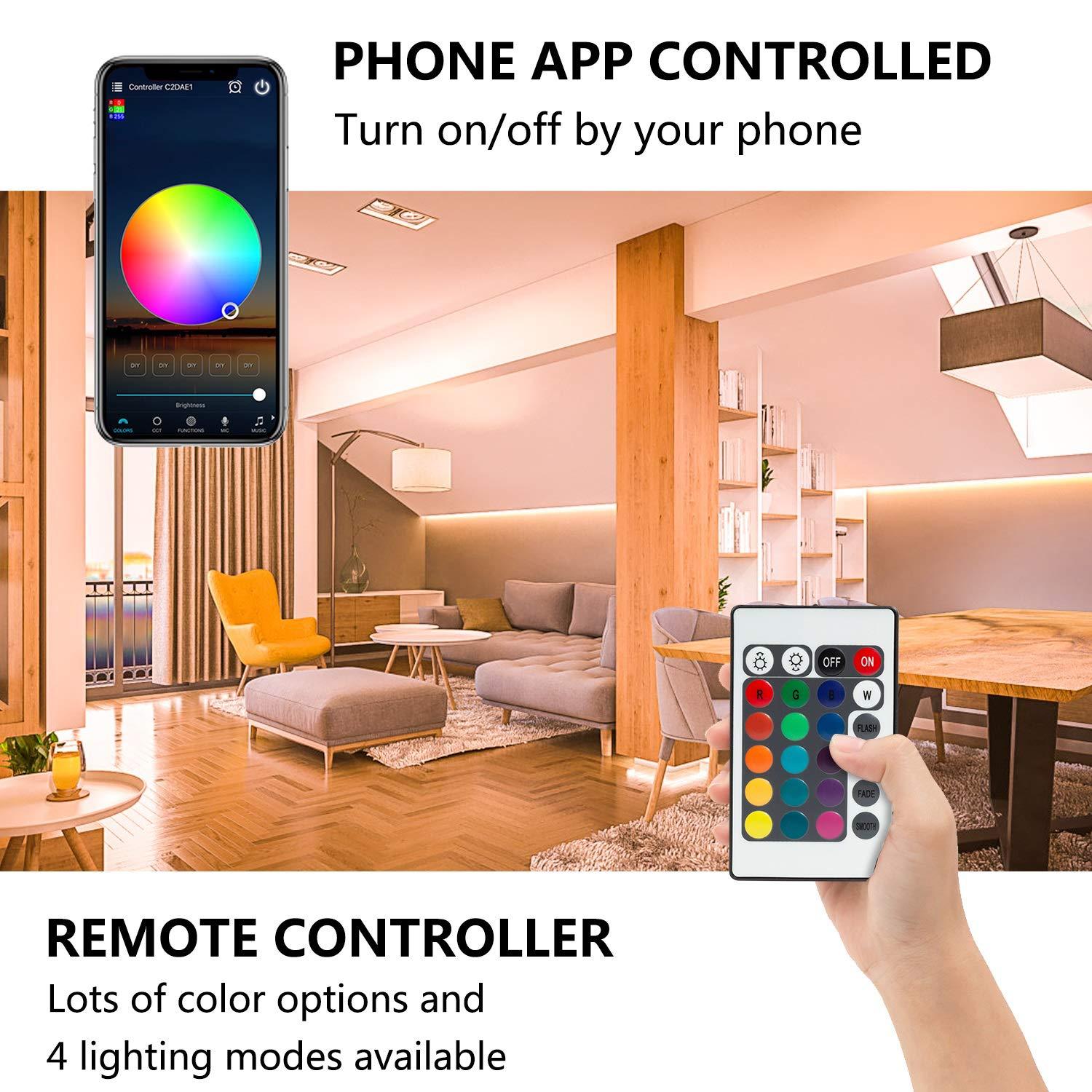Smart RGB LED Light Strip - Waterproof Voice Control