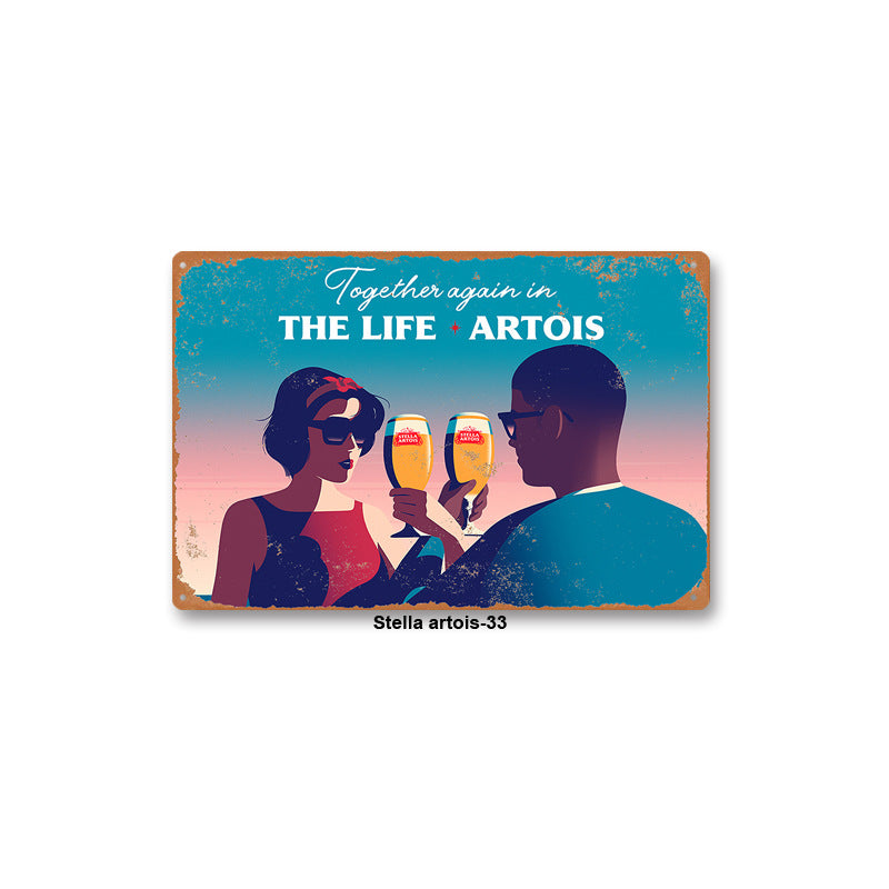 Retro Bar Wall Decoration