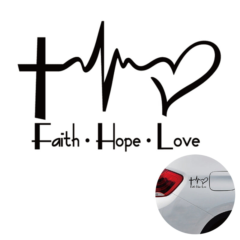 Faith Hope Love Wall Sticker