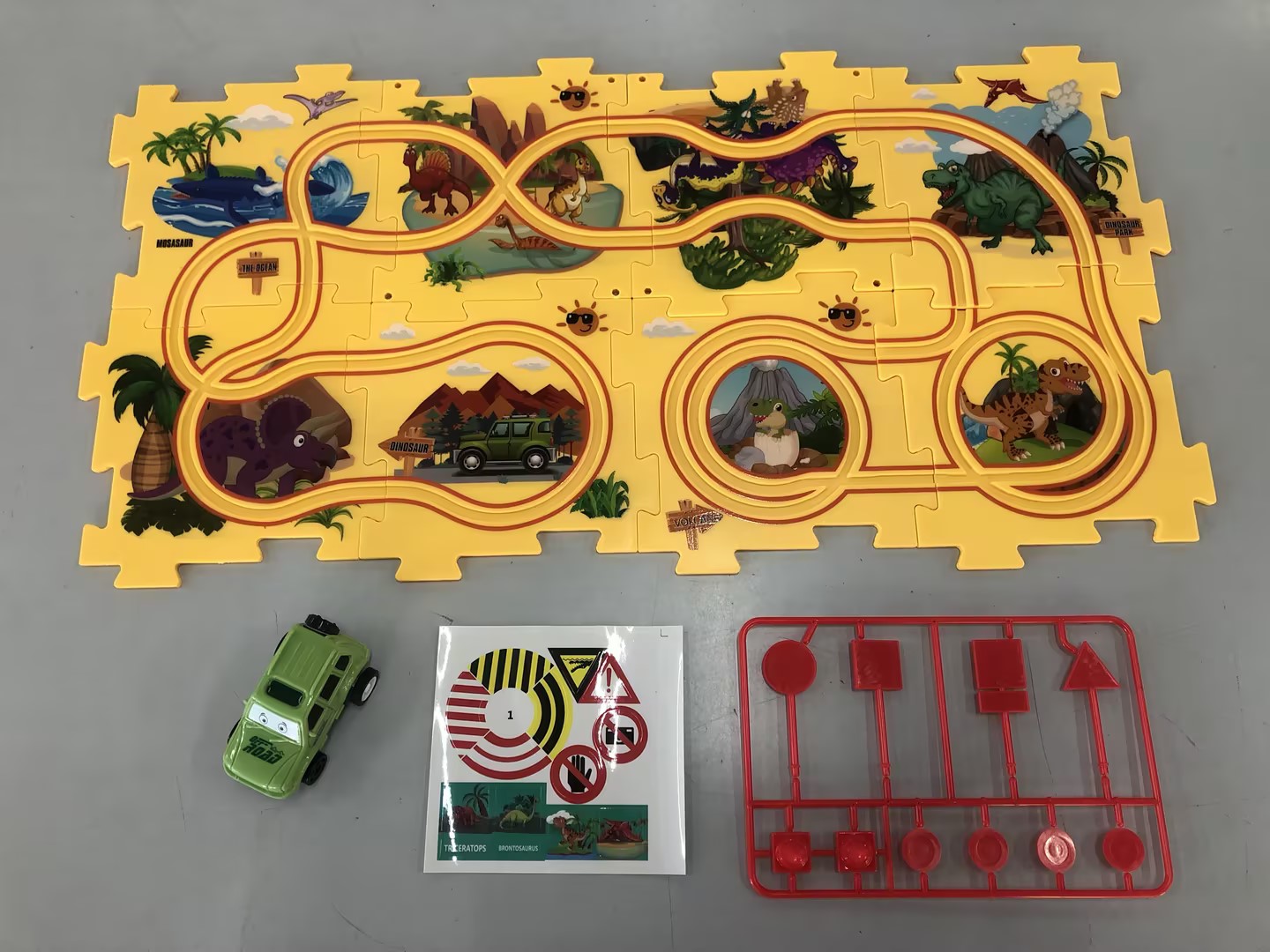 Electric Railroad Puzzle - DIY Construction Toy