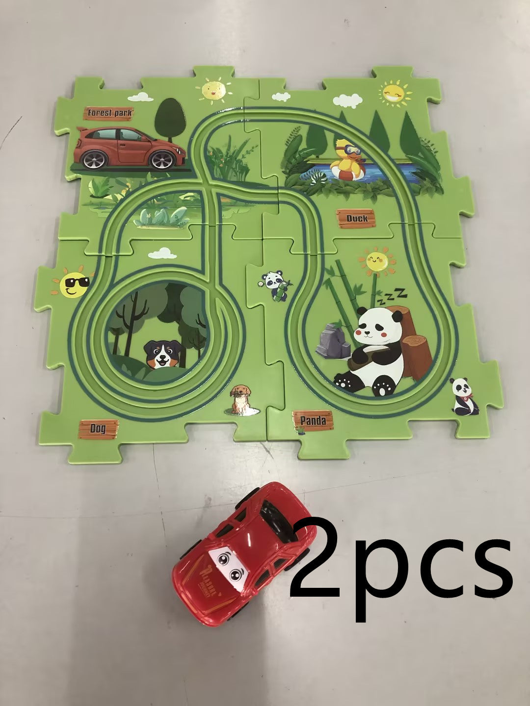 Electric Railroad Puzzle - DIY Construction Toy