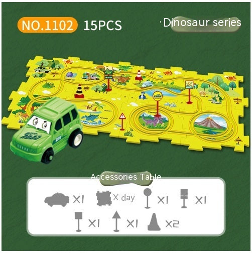 Electric Railroad Puzzle - DIY Construction Toy