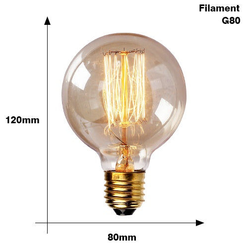 Retro Edison Filament Light Bulb - E27 40W