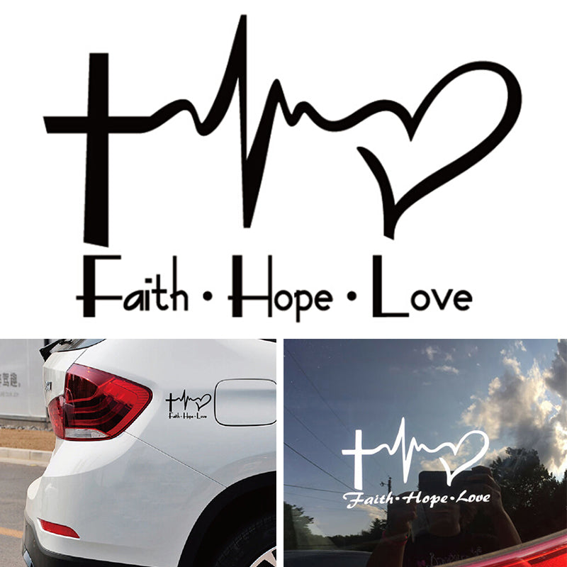 Faith Hope Love Wall Sticker