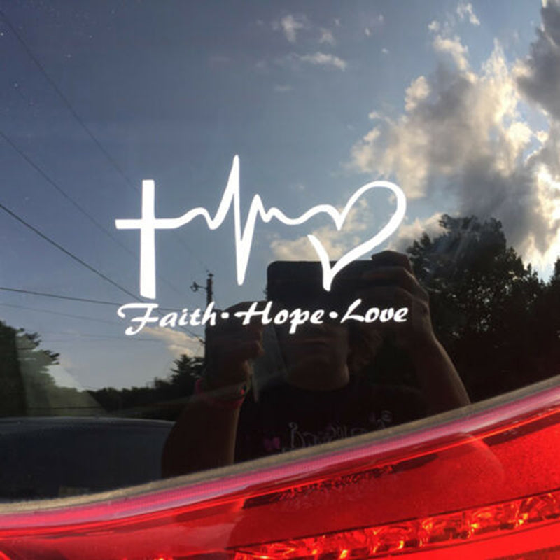 Faith Hope Love Wall Sticker