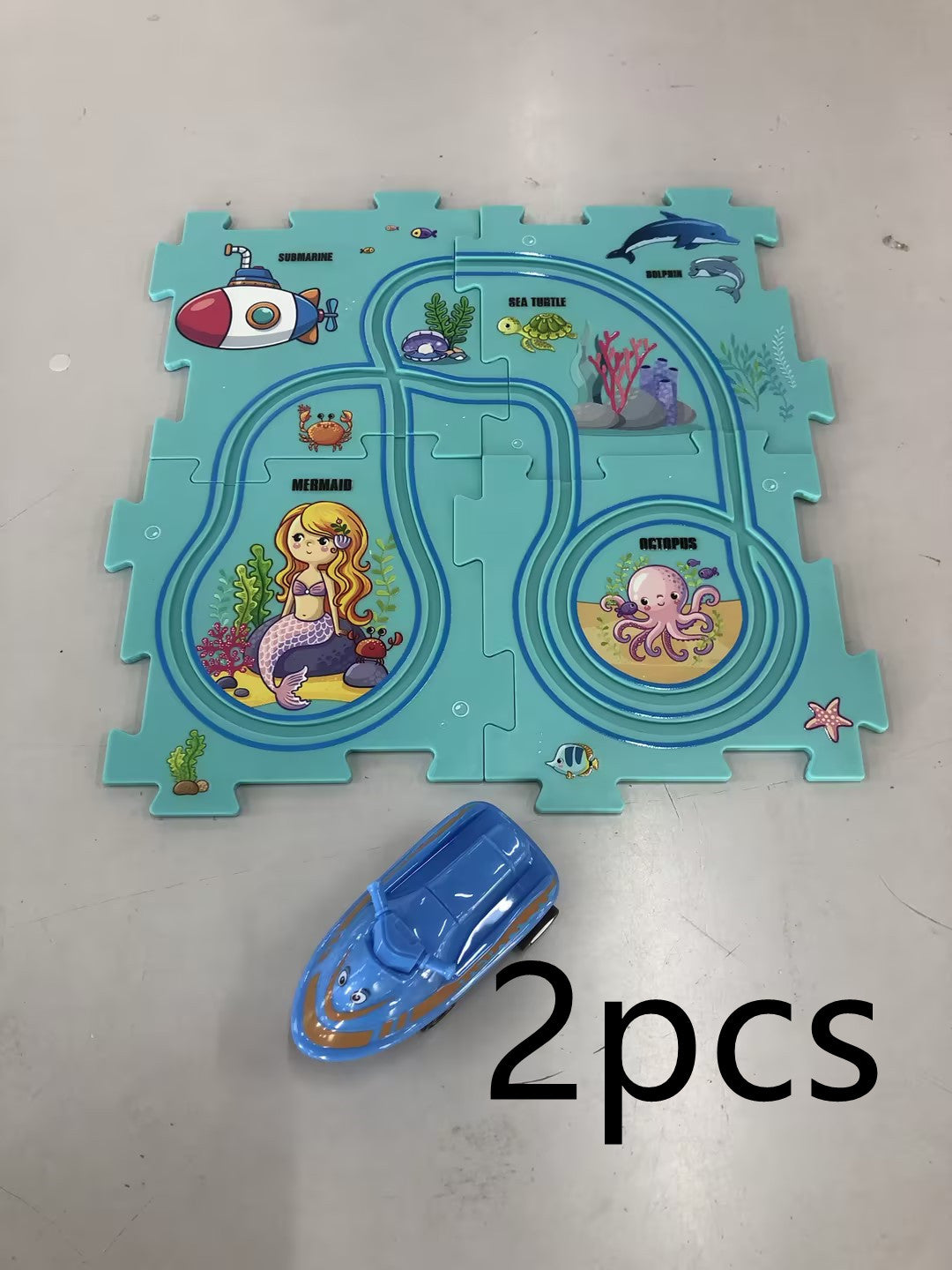 Electric Railroad Puzzle - DIY Construction Toy