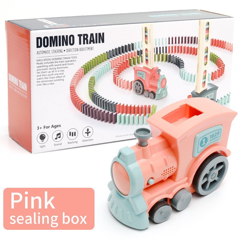 Electric Domino Train Toy - Automatic Building Blocks