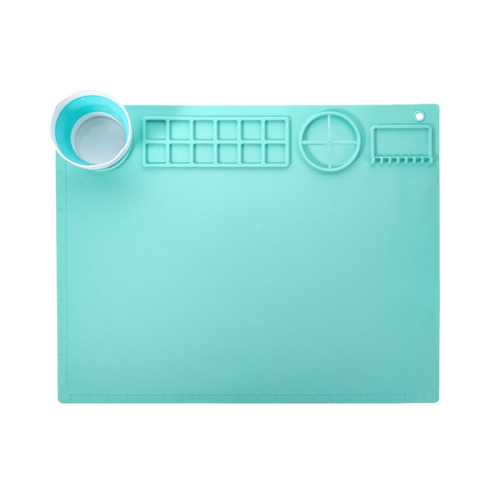 Silicone Double Bowl Painting Mat