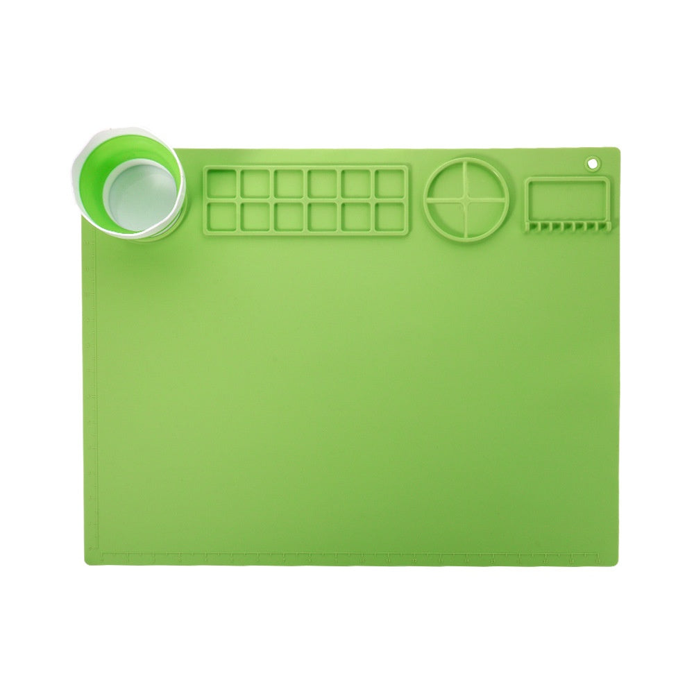Silicone Double Bowl Painting Mat