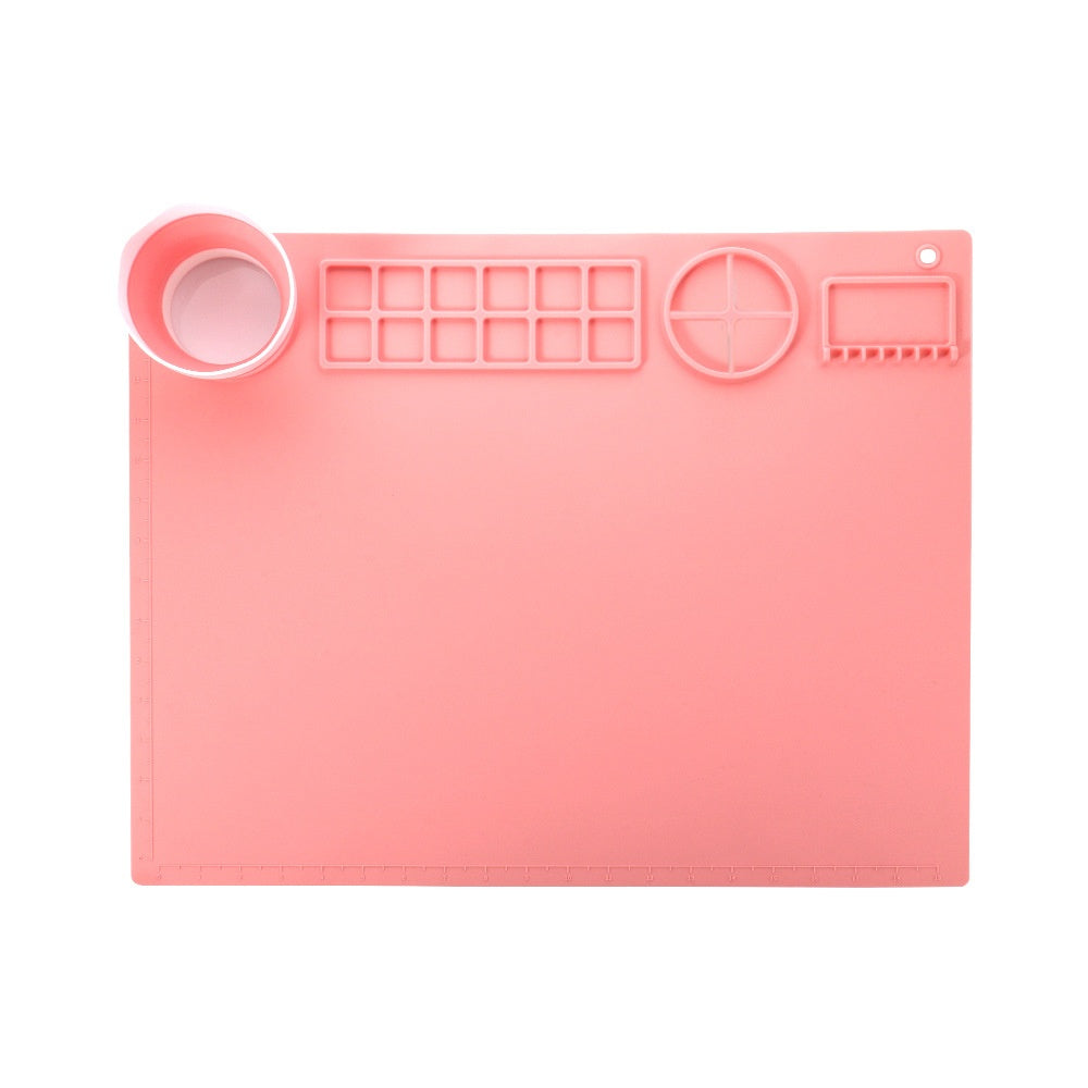 Silicone Double Bowl Painting Mat