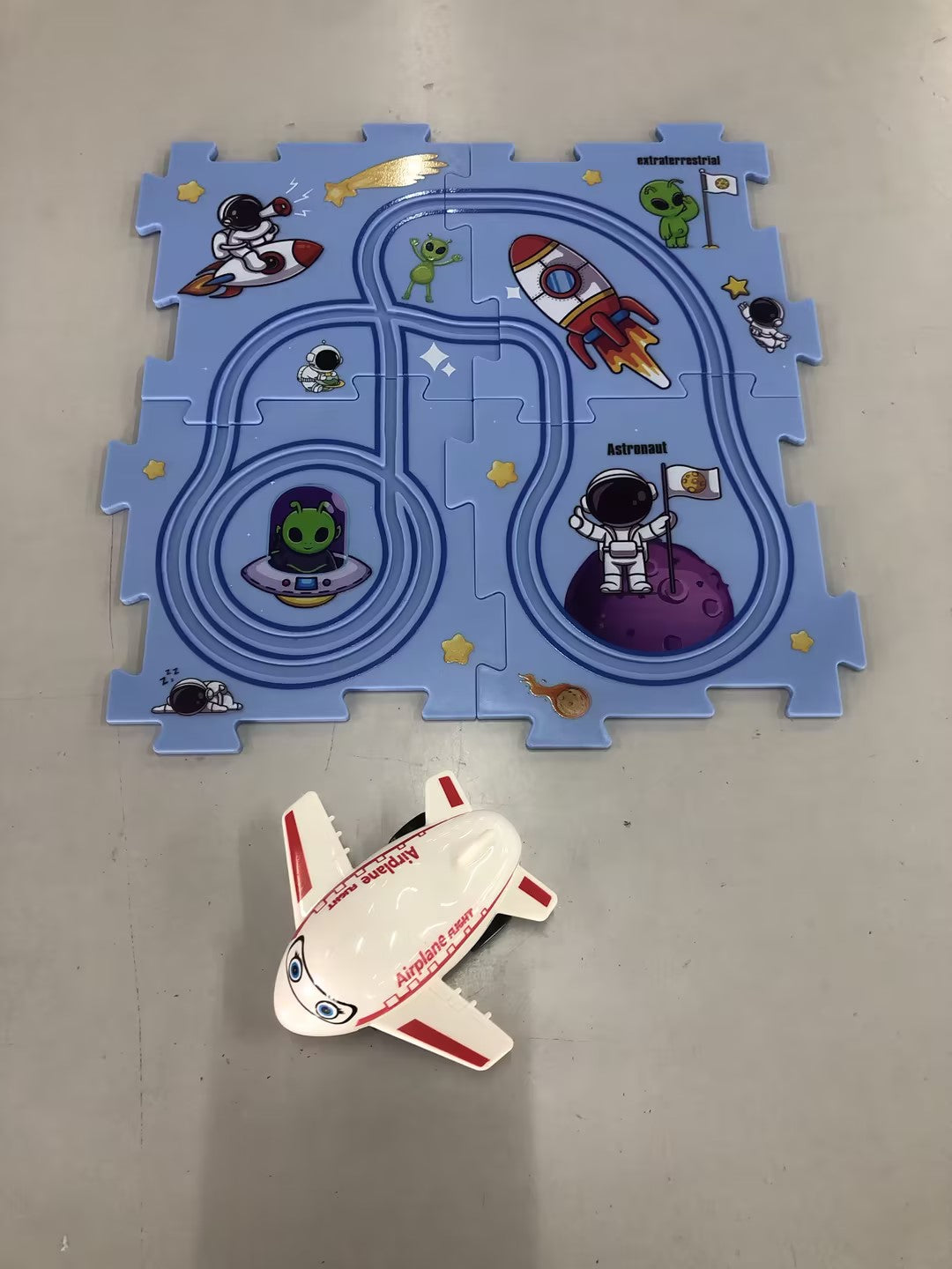 Electric Railroad Puzzle - DIY Construction Toy