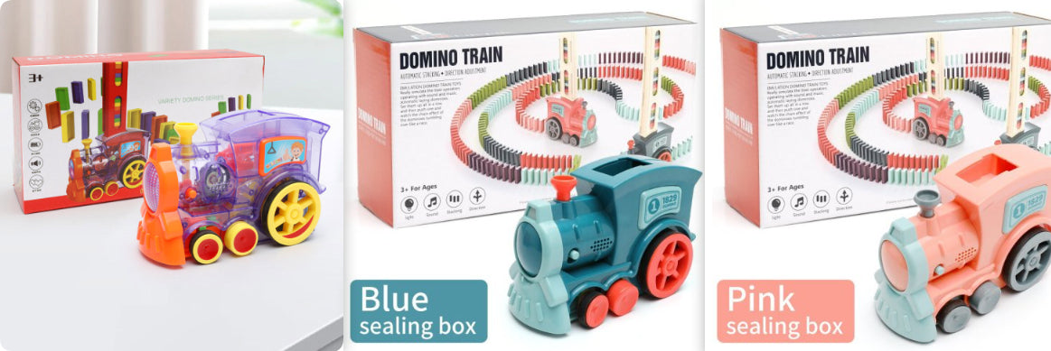 Electric Domino Train Toy - Automatic Building Blocks