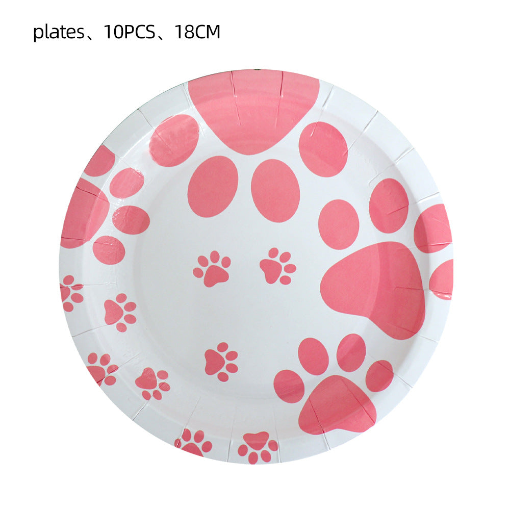 Dog Paw Party Birthday Decorations
