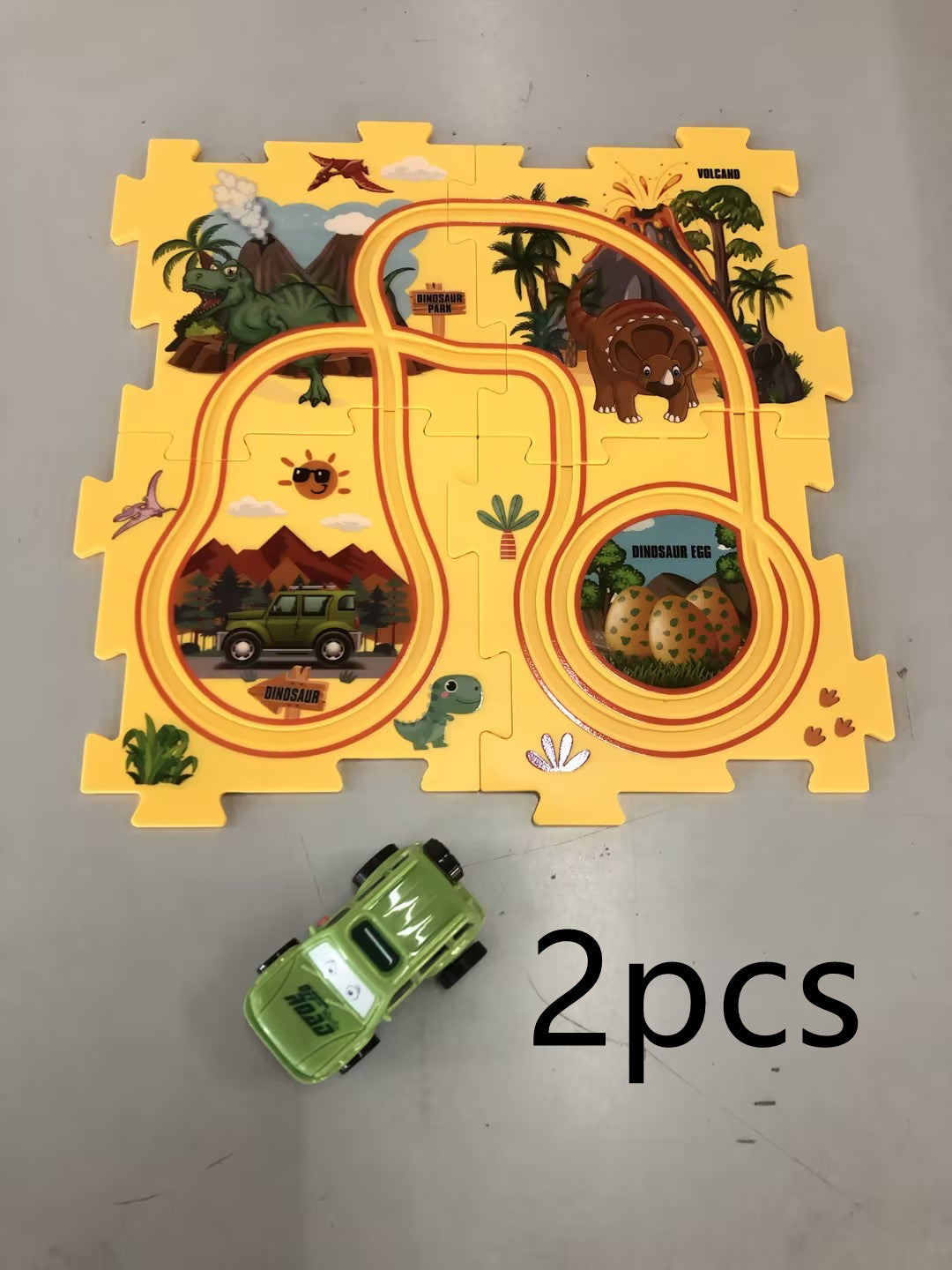 Electric Railroad Puzzle - DIY Construction Toy