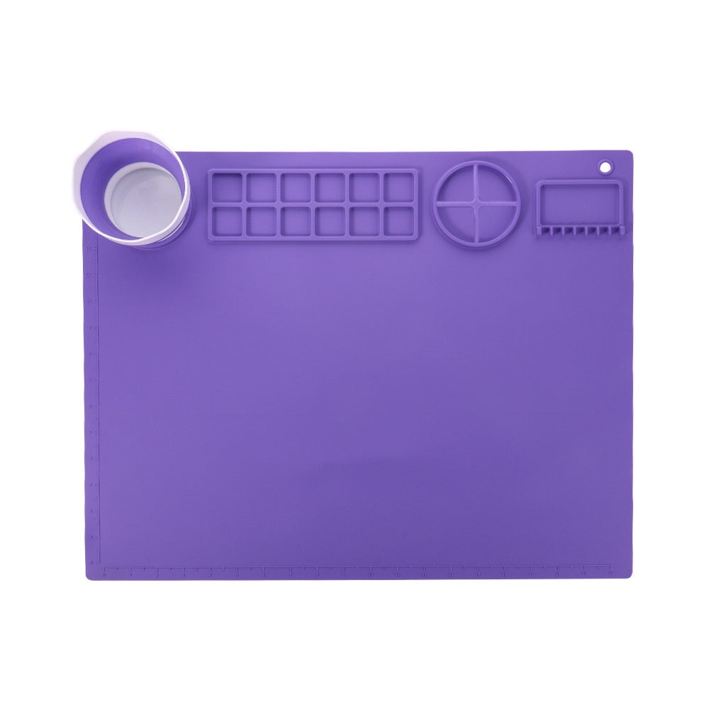 Silicone Double Bowl Painting Mat