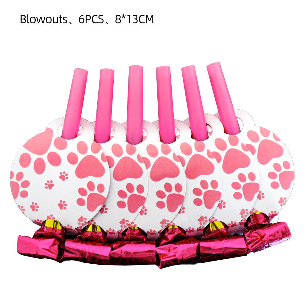 Dog Paw Party Birthday Decorations
