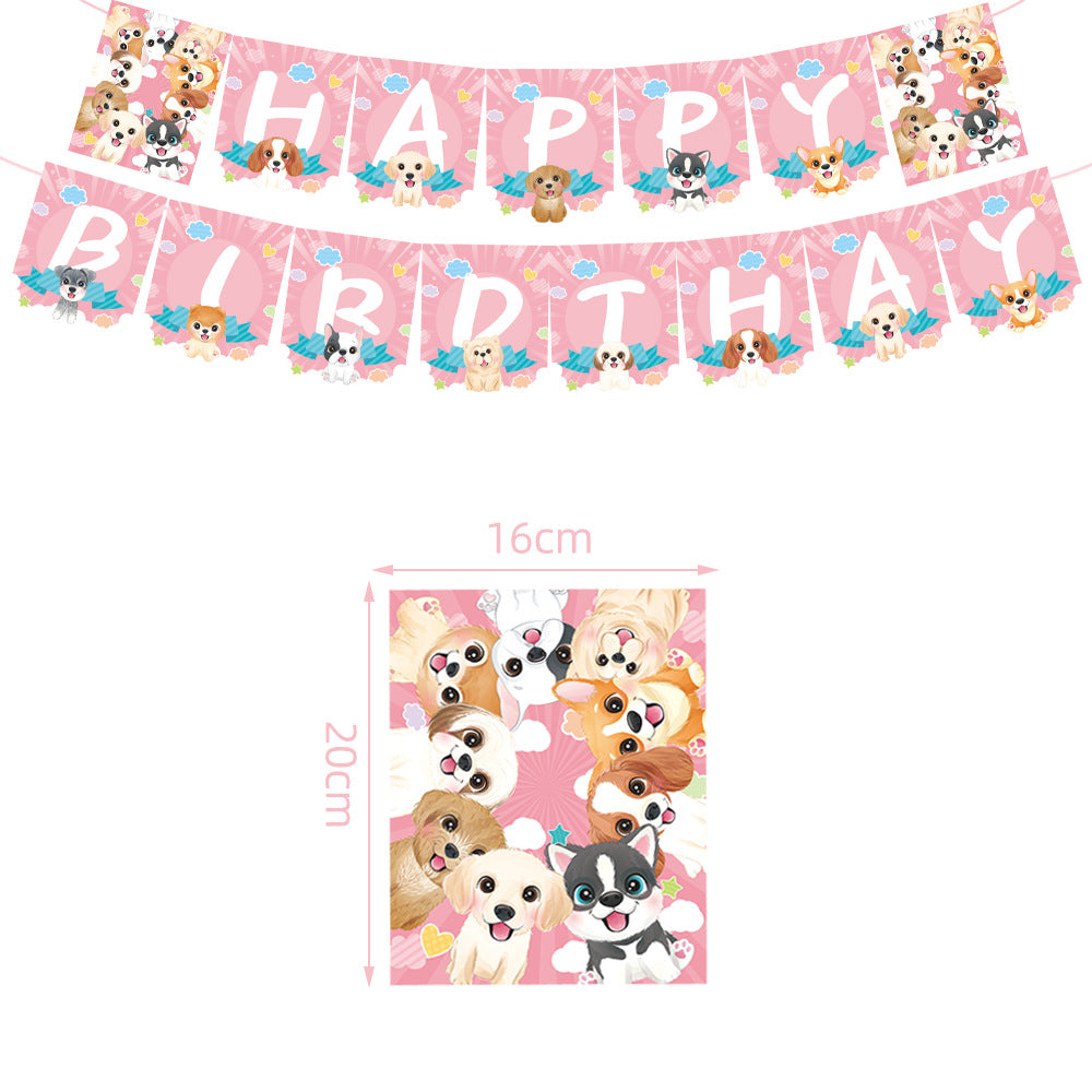 Dog Paw Party Birthday Decorations