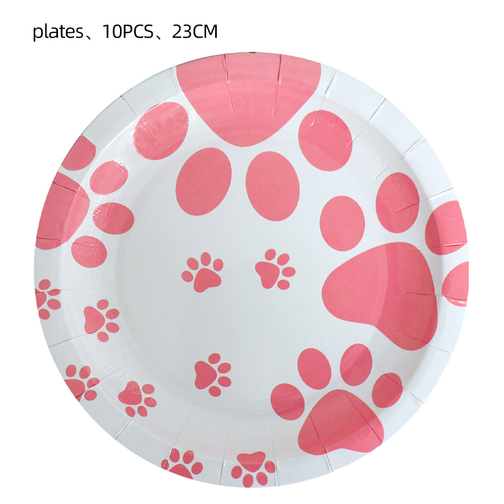 Dog Paw Party Birthday Decorations