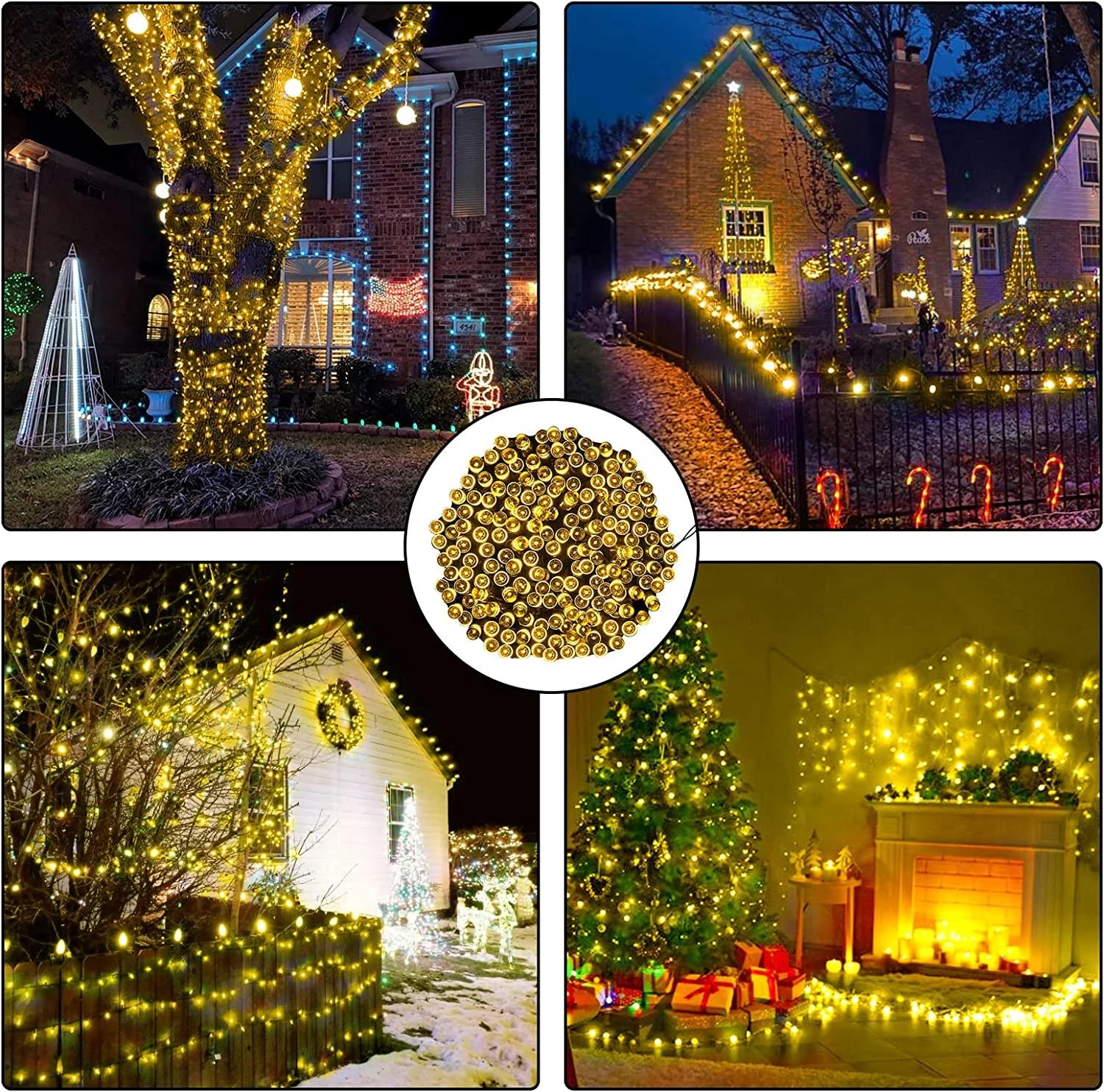 Waterproof Outdoor Solar LED String Lights (23-99ft)