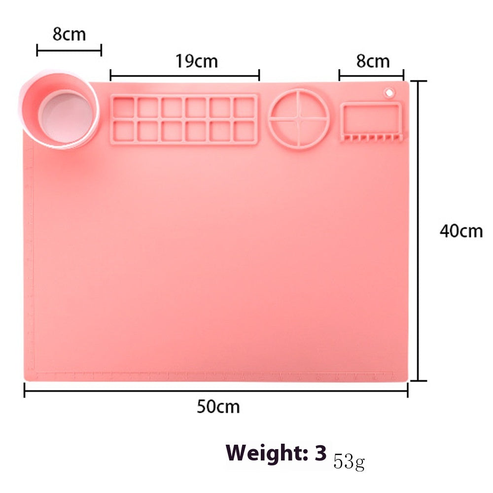 Silicone Double Bowl Painting Mat