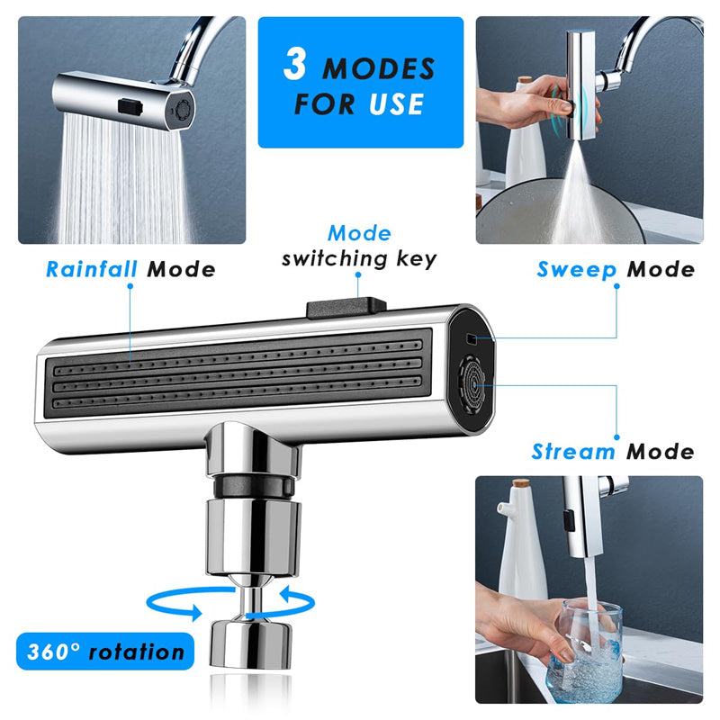 Rotating Faucet Nozzle - Splash-Proof Water Outlet