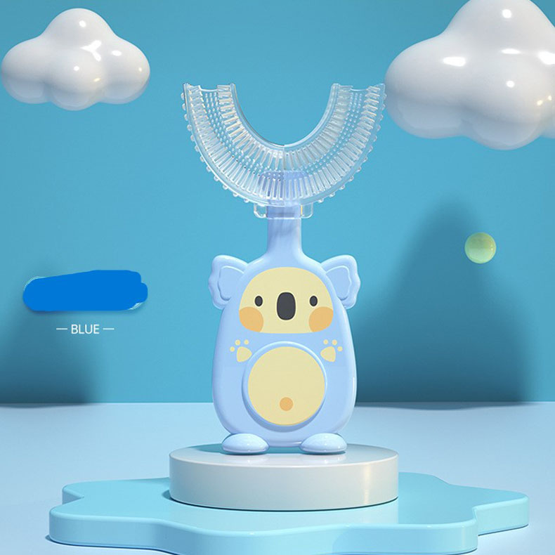 U-Shaped Silicone Toothbrush for Kids