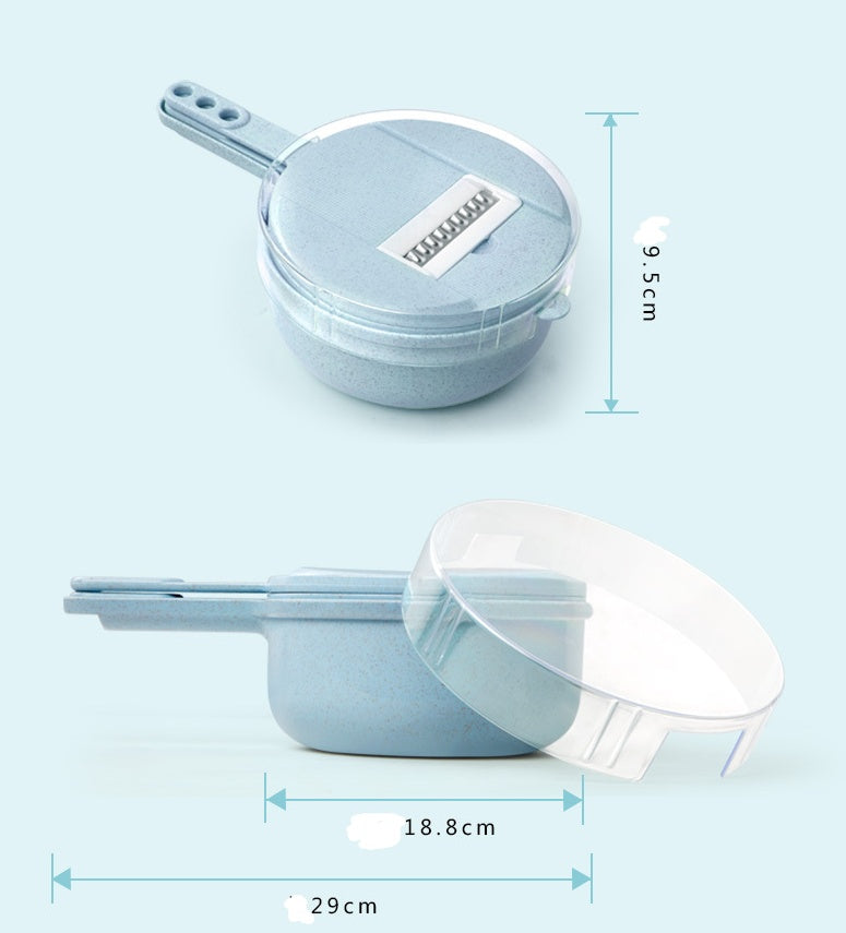 8-in-1 Mandoline Slicer & Vegetable Cutter – Adjustable Kitchen Grater