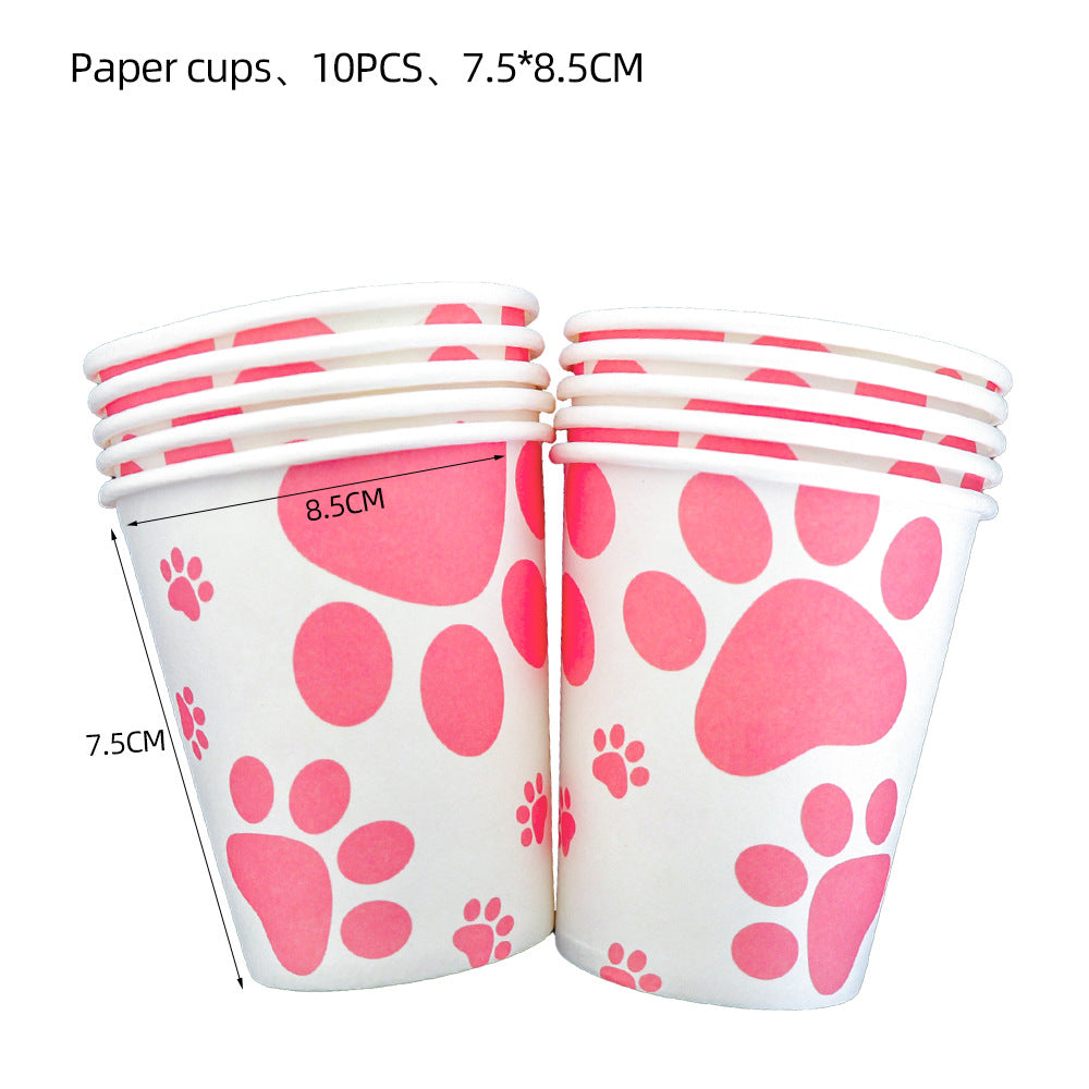 Dog Paw Party Birthday Decorations