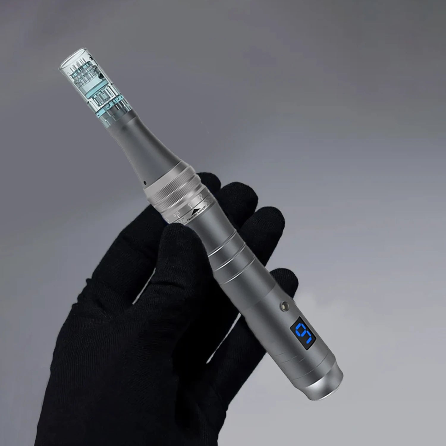 Derma Pen - M8 Professional Micro Pen, with 5 R-Nano 0.25mm Replacement Cartridges,