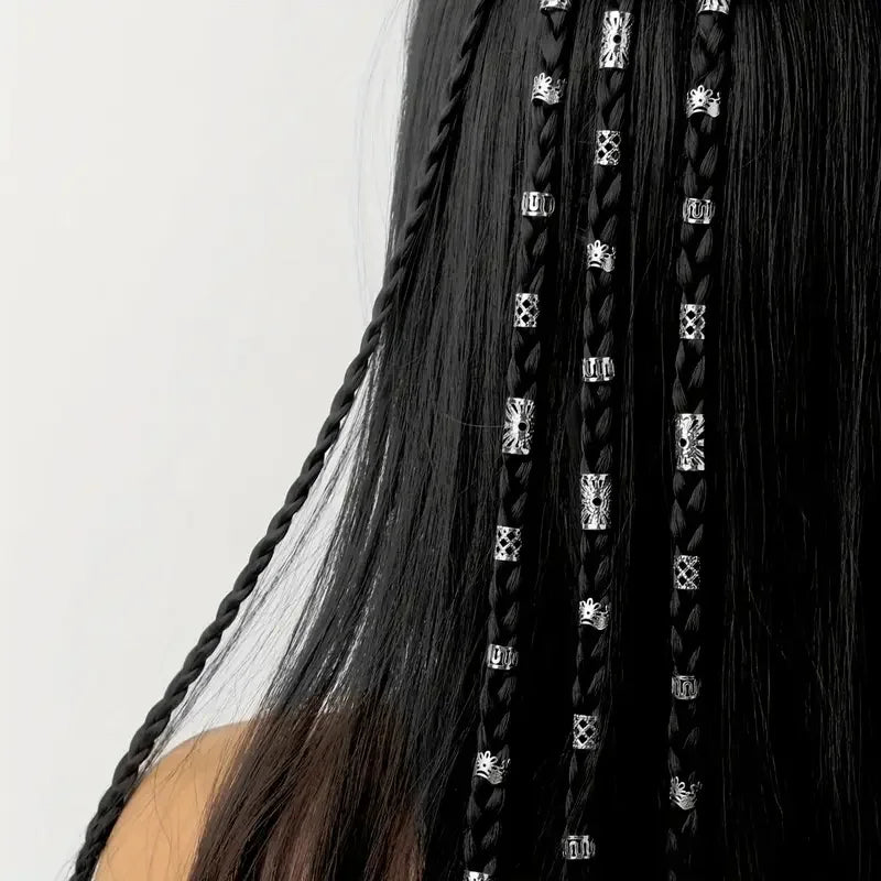 Decorative Braid Hair Accessories Set (40 pcs)