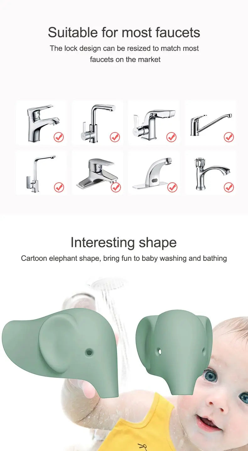 EVA Soft Bathtub Faucet Protector - Adjustable, Baby-Safe