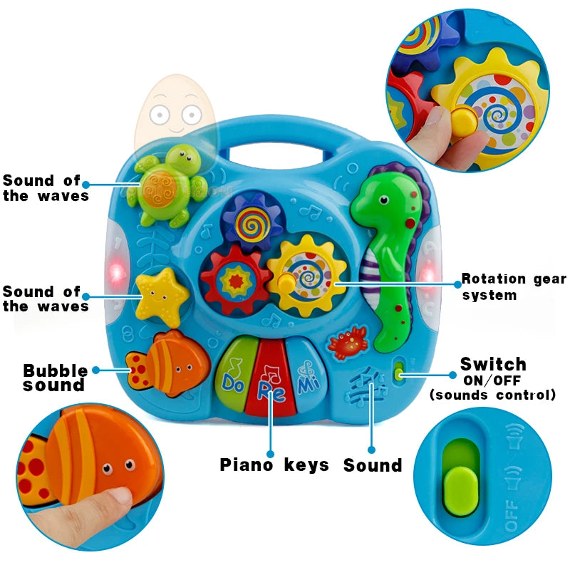 Educational Music Table Toy for Babies 6 Months+