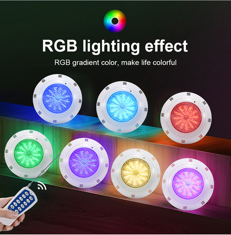 Pool Underwater LED Light 12V - IP68 Waterproof, 18W–45W