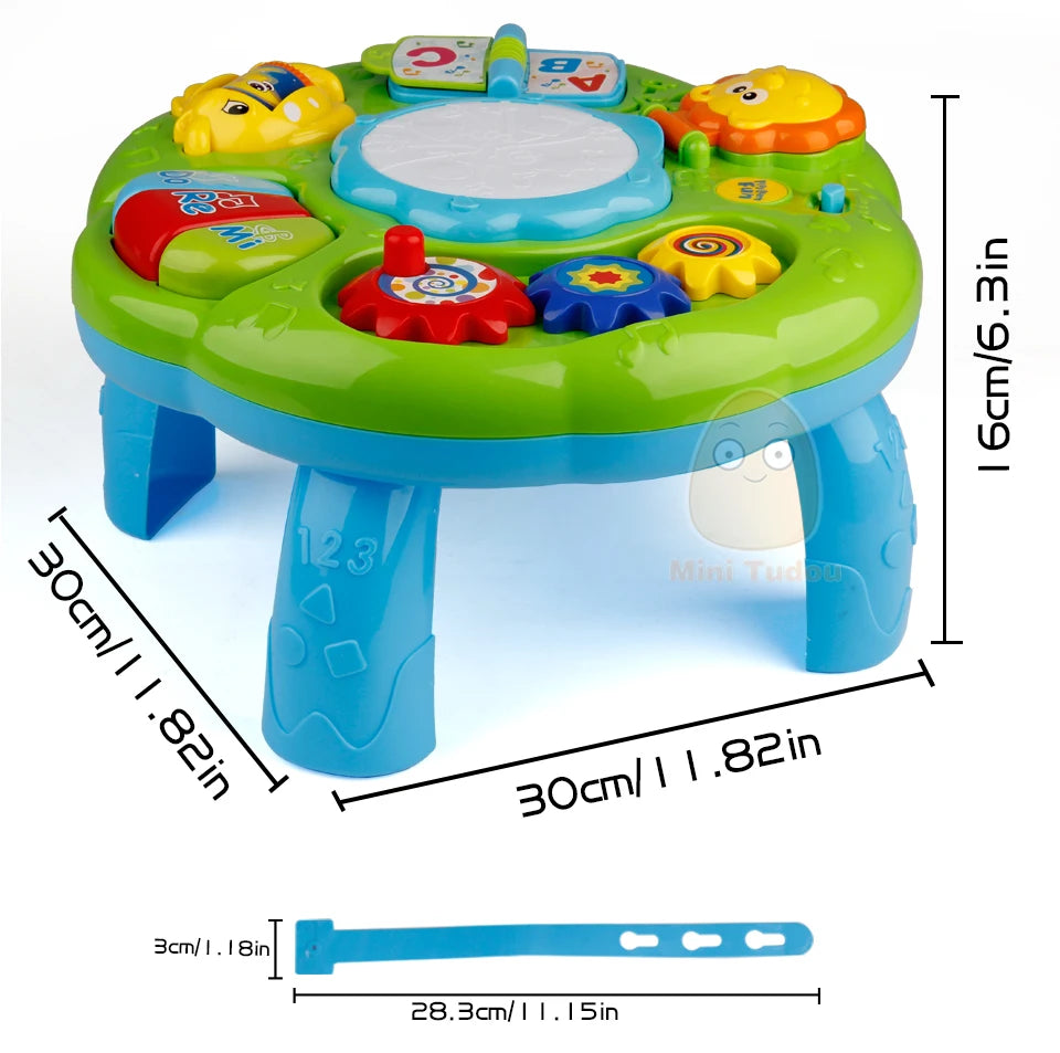 Educational Music Table Toy for Babies 6 Months+