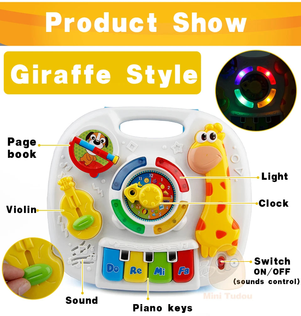 Educational Music Table Toy for Babies 6 Months+