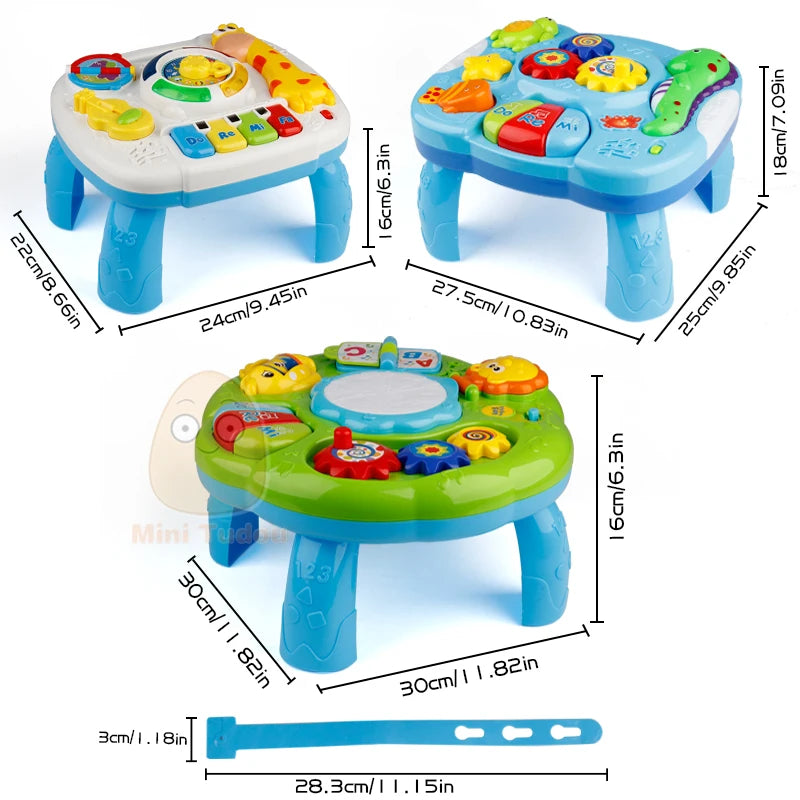 Educational Music Table Toy for Babies 6 Months+