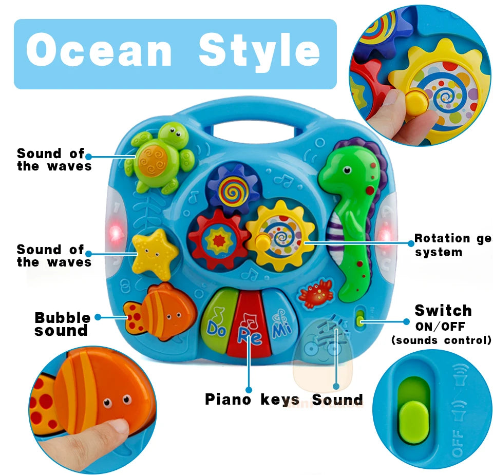 Educational Music Table Toy for Babies 6 Months+