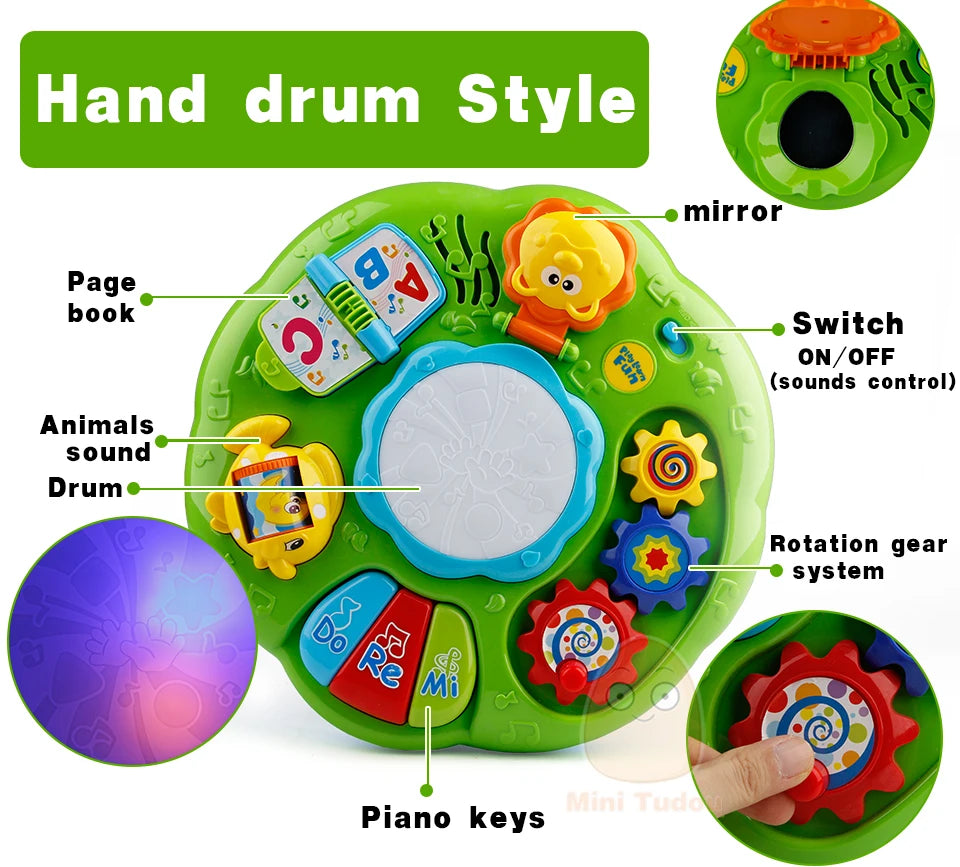 Educational Music Table Toy for Babies 6 Months+