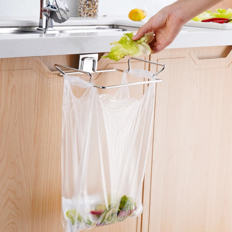 Kitchen Trash Bag Rack Holder – Under-Sink Organiser, Space-Saving Storage