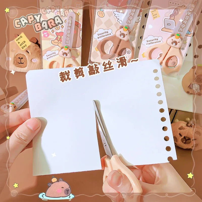 Capybara Mini Craft Scissors for Kids