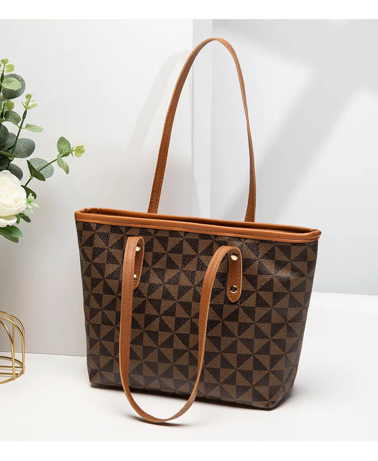 Embossed Floral Handbag