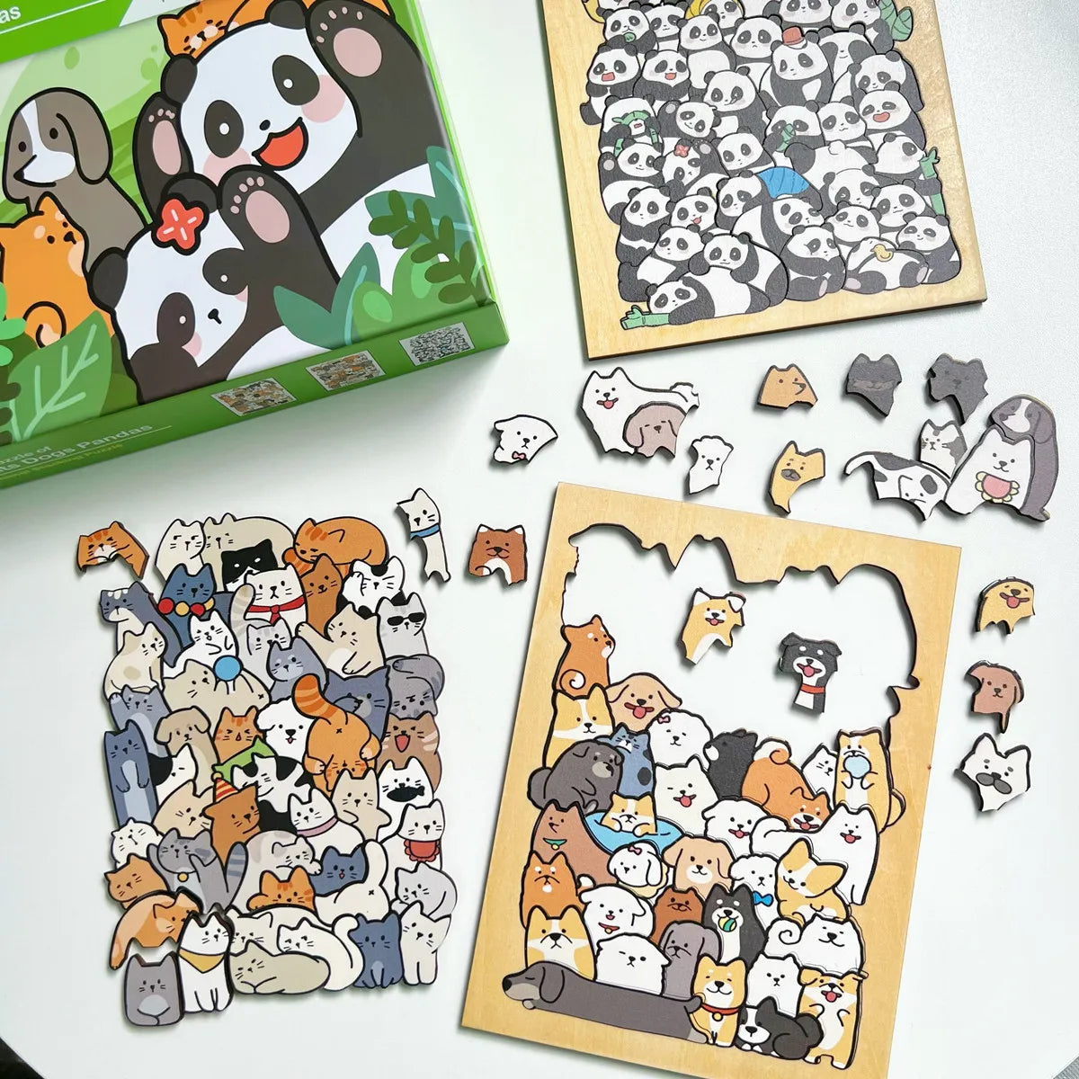 Wooden Animal-Shaped Puzzle