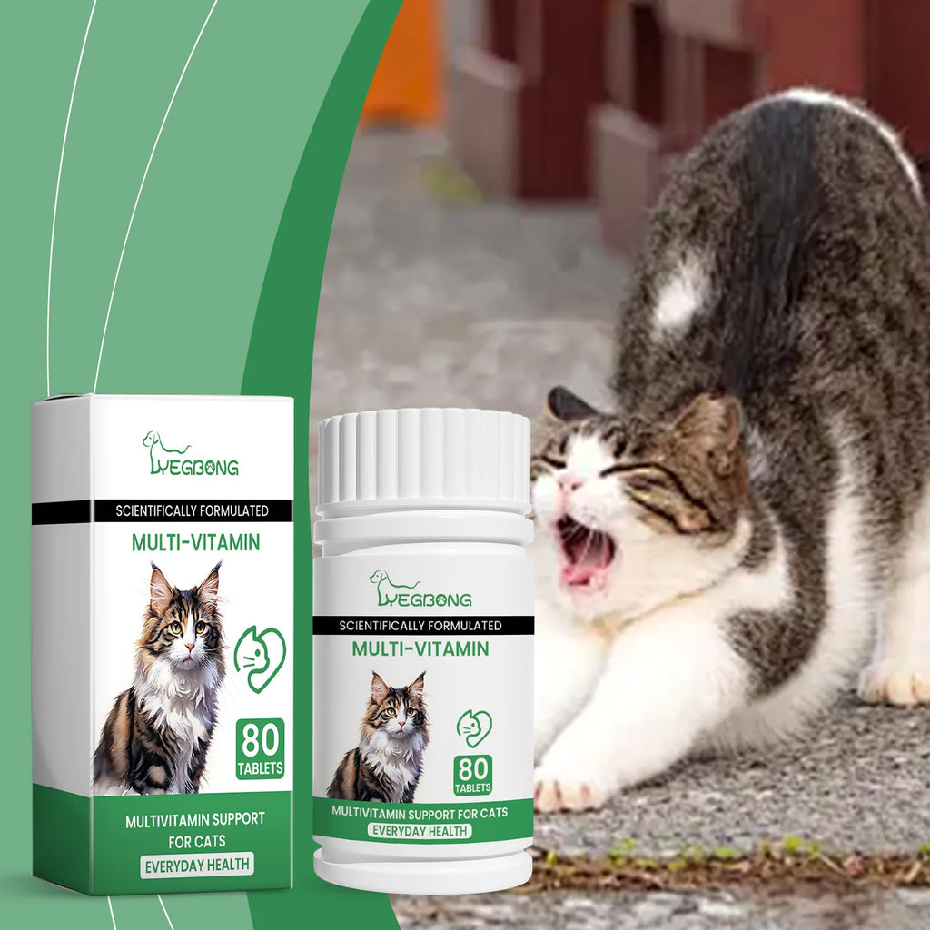 Pet Multivitamin & Mineral Supplement Tablets - Immunity & Health